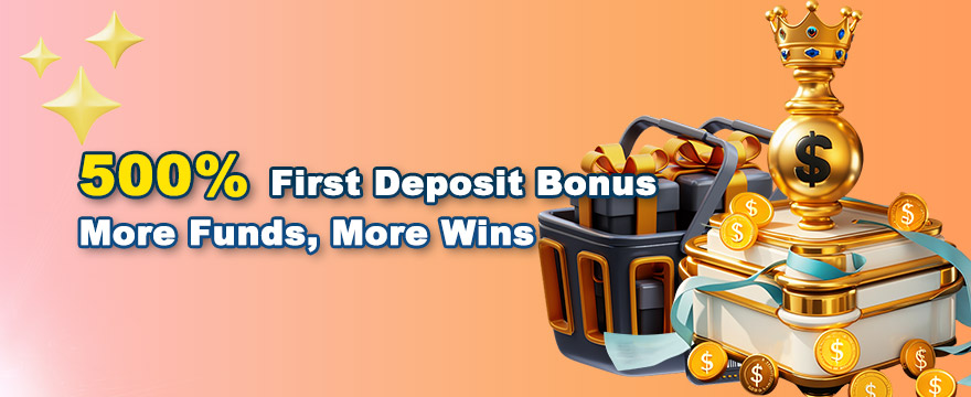500% First Deposit Bonus